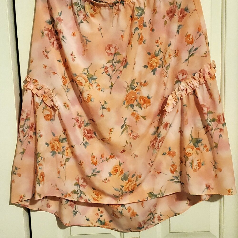Maggie Sweet Women's Floral Skirt, 1X New